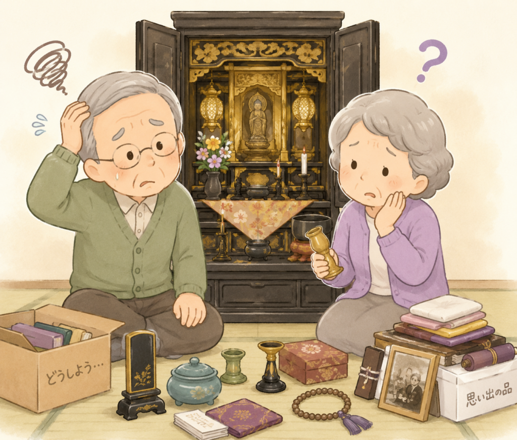 仏壇しまい